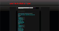 Desktop Screenshot of jeux-football-gratuit.blogspot.com