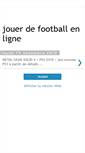 Mobile Screenshot of jeux-football-gratuit.blogspot.com