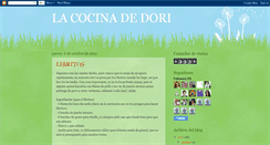 Desktop Screenshot of cocinadedori.blogspot.com