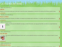 Tablet Screenshot of cocinadedori.blogspot.com