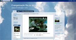 Desktop Screenshot of evangelizacaoscriodosul.blogspot.com