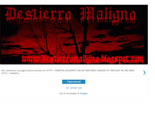 Tablet Screenshot of destierromaligno.blogspot.com