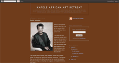 Desktop Screenshot of kafeleafricanartretreat.blogspot.com