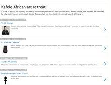 Tablet Screenshot of kafeleafricanartretreat.blogspot.com