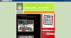 Desktop Screenshot of hahasports.blogspot.com