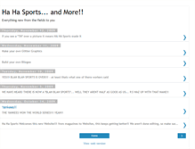 Tablet Screenshot of hahasports.blogspot.com