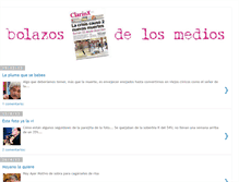 Tablet Screenshot of bolazosdelosmedios.blogspot.com