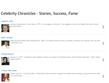 Tablet Screenshot of celebrity-chronicles.blogspot.com