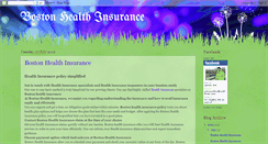 Desktop Screenshot of boston-health-insurances.blogspot.com