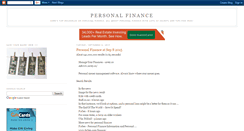 Desktop Screenshot of 1st-personalfinance.blogspot.com