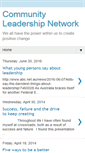 Mobile Screenshot of communityleadershipnetwork.blogspot.com