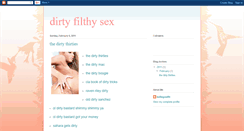 Desktop Screenshot of dirty-filthy-sex.blogspot.com