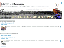 Tablet Screenshot of amoymission.blogspot.com