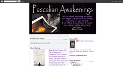 Desktop Screenshot of pascalianawakenings.blogspot.com
