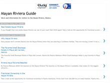 Tablet Screenshot of mayanrivieraguide.blogspot.com