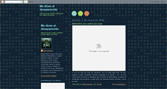 Desktop Screenshot of mediceneldesaparecido.blogspot.com