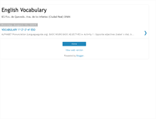 Tablet Screenshot of alfonsoenglishvocabulary.blogspot.com
