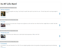 Tablet Screenshot of itsmylifemom.blogspot.com