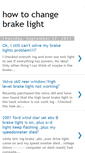Mobile Screenshot of howtochangebrakelight.blogspot.com