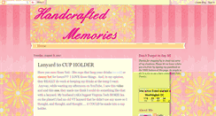 Desktop Screenshot of handcraftedmemories.blogspot.com