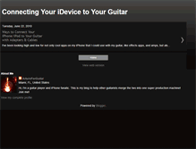 Tablet Screenshot of iphone-ipod-guitar-cables.blogspot.com