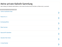 Tablet Screenshot of kalkofesprivatemattscheibe.blogspot.com