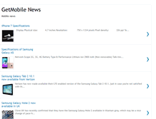 Tablet Screenshot of getmobilenews.blogspot.com