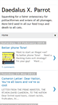 Mobile Screenshot of daedparrot.blogspot.com