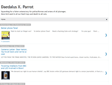 Tablet Screenshot of daedparrot.blogspot.com