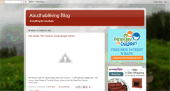 Desktop Screenshot of abudhabi-living.blogspot.com