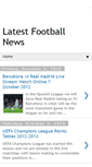 Mobile Screenshot of latest-football-news1.blogspot.com