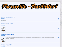 Tablet Screenshot of farmville-yenilikleri.blogspot.com
