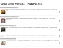 Tablet Screenshot of carol-art530--learningphotoshopcs3.blogspot.com