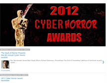 Tablet Screenshot of cyberhorrorawards.blogspot.com