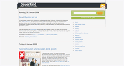 Desktop Screenshot of dauerkind.blogspot.com
