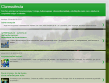 Tablet Screenshot of claressencia.blogspot.com