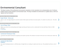 Tablet Screenshot of environmentalconsultant.blogspot.com
