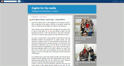 Desktop Screenshot of englishforthemedia.blogspot.com