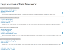 Tablet Screenshot of food-processors-blog.blogspot.com