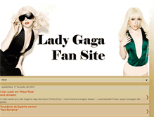 Tablet Screenshot of ladygaga-fc.blogspot.com