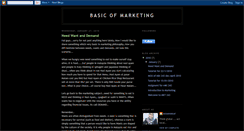 Desktop Screenshot of basicofmarketing.blogspot.com