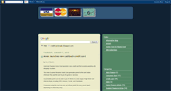 Desktop Screenshot of creditcardmagic.blogspot.com
