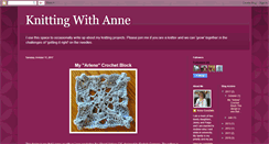 Desktop Screenshot of knittingwithanne.blogspot.com