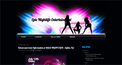 Desktop Screenshot of epicnightlife.blogspot.com