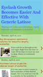Mobile Screenshot of genericlatisse.blogspot.com