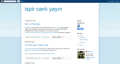 Desktop Screenshot of ispir-canli-yayin.blogspot.com