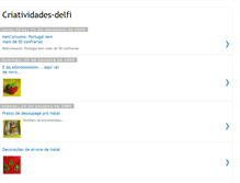 Tablet Screenshot of criatividades-delfi.blogspot.com