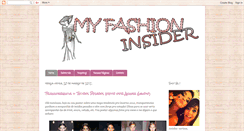 Desktop Screenshot of myfashion-insider.blogspot.com