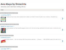 Tablet Screenshot of dresscinta.blogspot.com