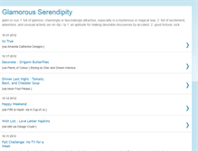 Tablet Screenshot of glamorousserendipity.blogspot.com